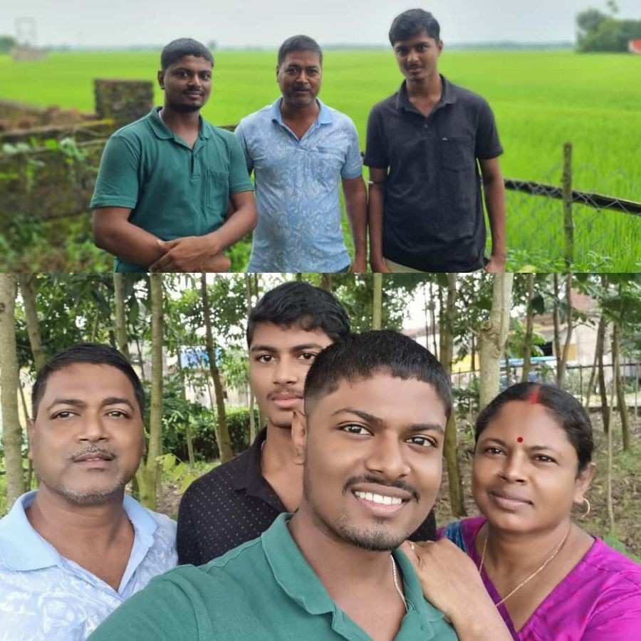 প্রীতমের পরিবার। 