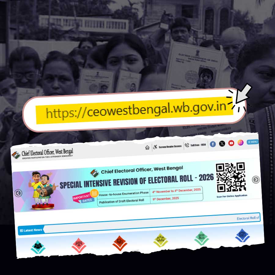 বাংলায় এসআইআর আবহে নতুন ওয়েবসাইট চালু করল সিইও দফতর।