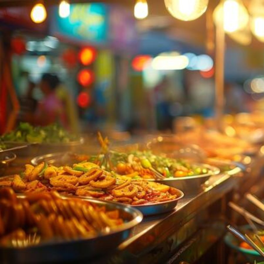 দেশপ্রিয় পার্কের জমজমাট প্যান্ডেল হোক বা তার আশপাশের অন্যান্য নামী পুজোগুলি– এত হাঁটাচলার পরে খিদে পাওয়া স্বাভাবিক। সেই খিদেয় পেট চুঁইচুঁই জনতার জন্যই তো হাজরা মোড়ে হাজির এক অনবদ্য খানা খাজানা! 