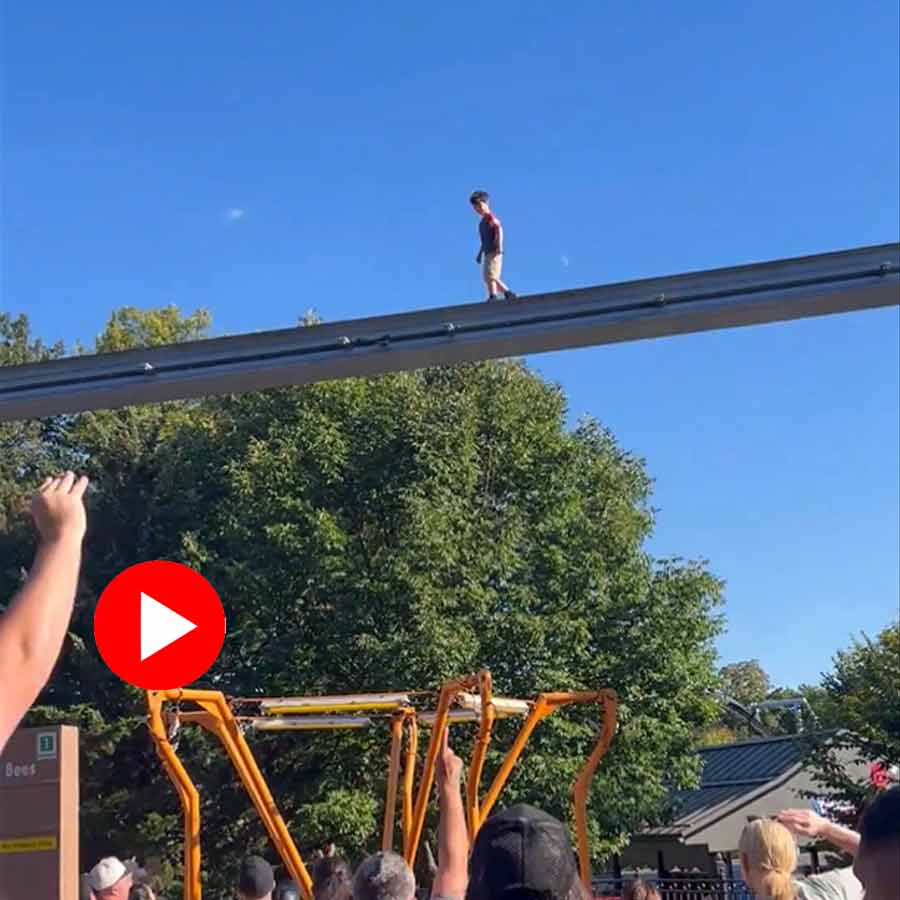 Video of boy walking on 20 foot long monorail track in Pennsylvania goes viral dgtl