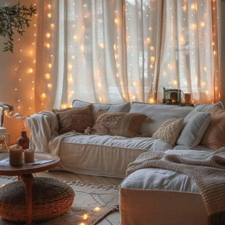 ২. আলোর ব্যবহার পুজো মানেই আলোর রোশনাই। বিভিন্ন ধরনের আলোয় ঘর সাজিয়ে প্রবাসের ঘরেই আনুন শারদীয়ার মেজাজ। 