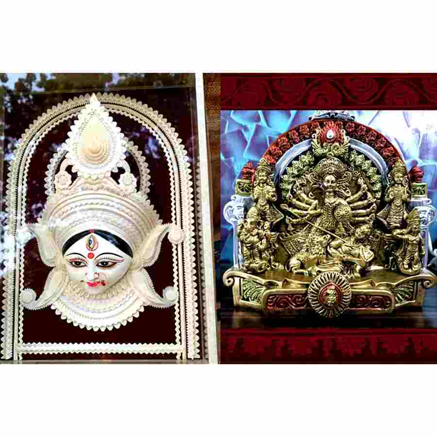 পুজোয় উপহার দিন দুর্গার মূর্তি। ঘর সাজানোর জন্য দারুণ।