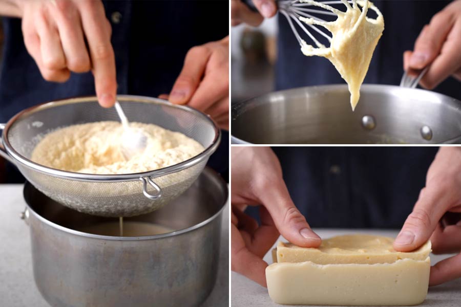 কাবলি ছোলা দিয়ে টোফু বানানোর কৌশল।