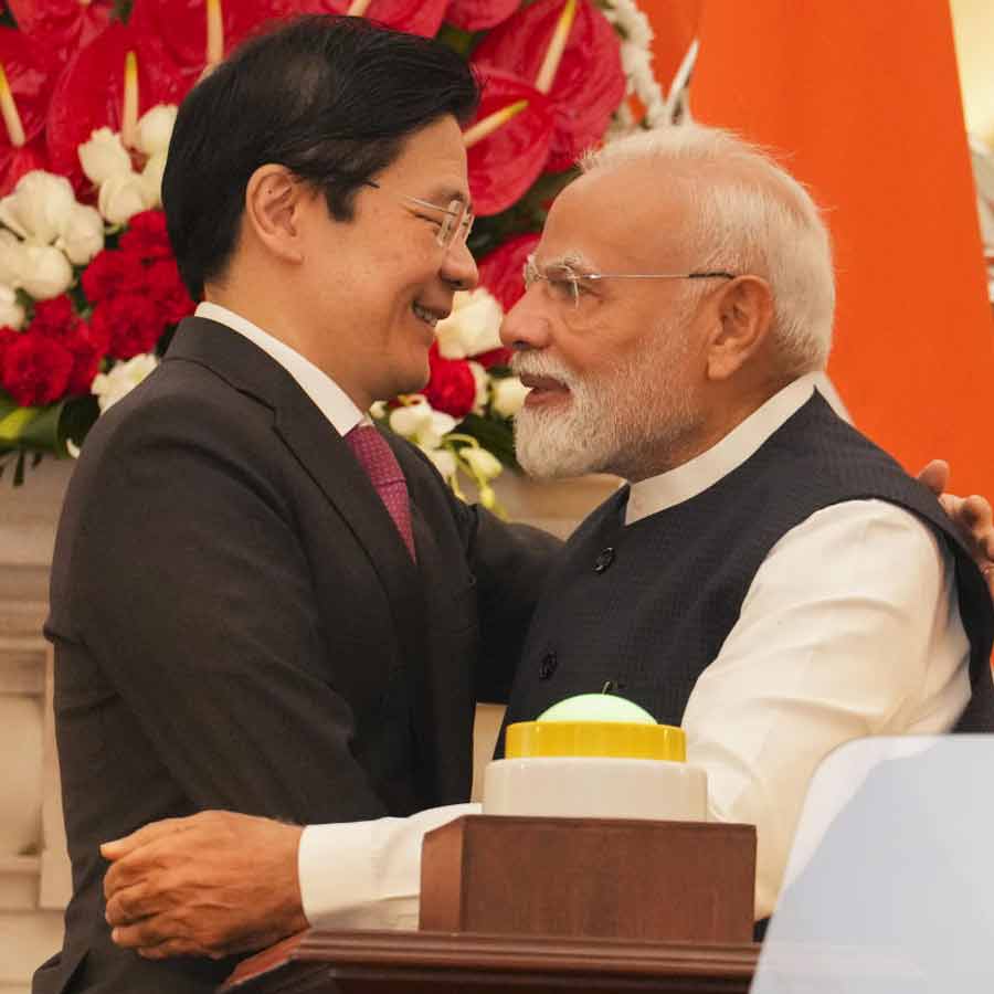 Singapore PM Lawrence Wong meets Prime Minister Narendra Modi dgtl