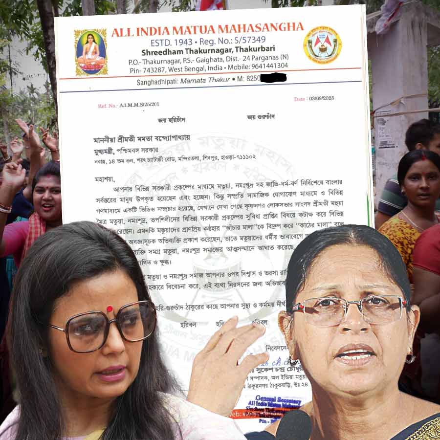 TMC MP Mamata Thakur’s organisation writes to CM Mamata Banerjee against Mahua Moitra’s controversial comment against Motuas
