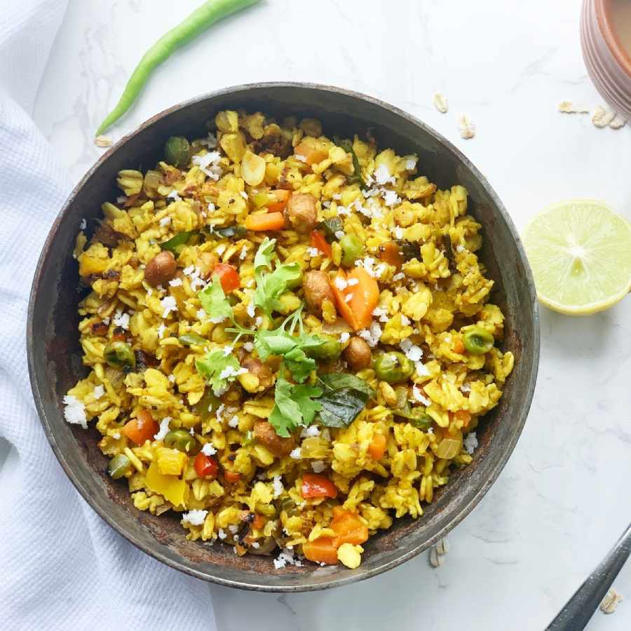 A very healthy recipe of Oats POha for your weightloss diet dgtl