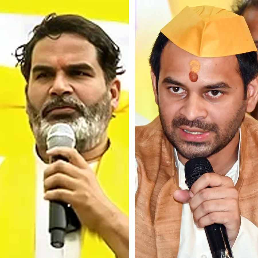 Months after being ostracized from the party and family RJD chief Lalu Prasad’s son Tej Pratap Yadav change is cap colour, rumors of join Prashant Kishor
