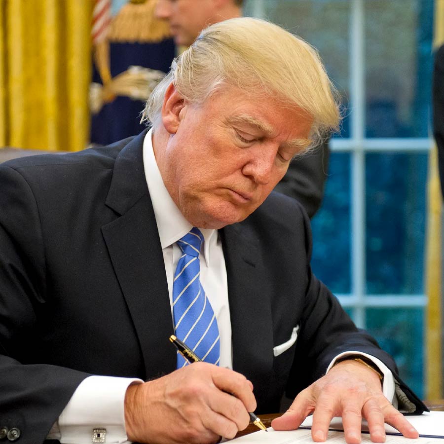 US President Donald Trump orders Pentagon to boost military power against Russia and China