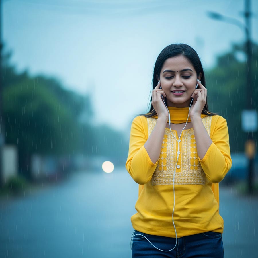 Hidden risks of using earphones during the rains while it is tricky to catch