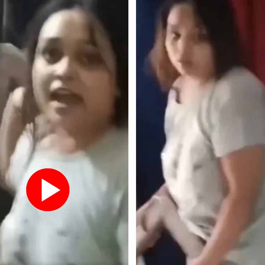 Video shows woman loses cool after husband allegedly checking her phone