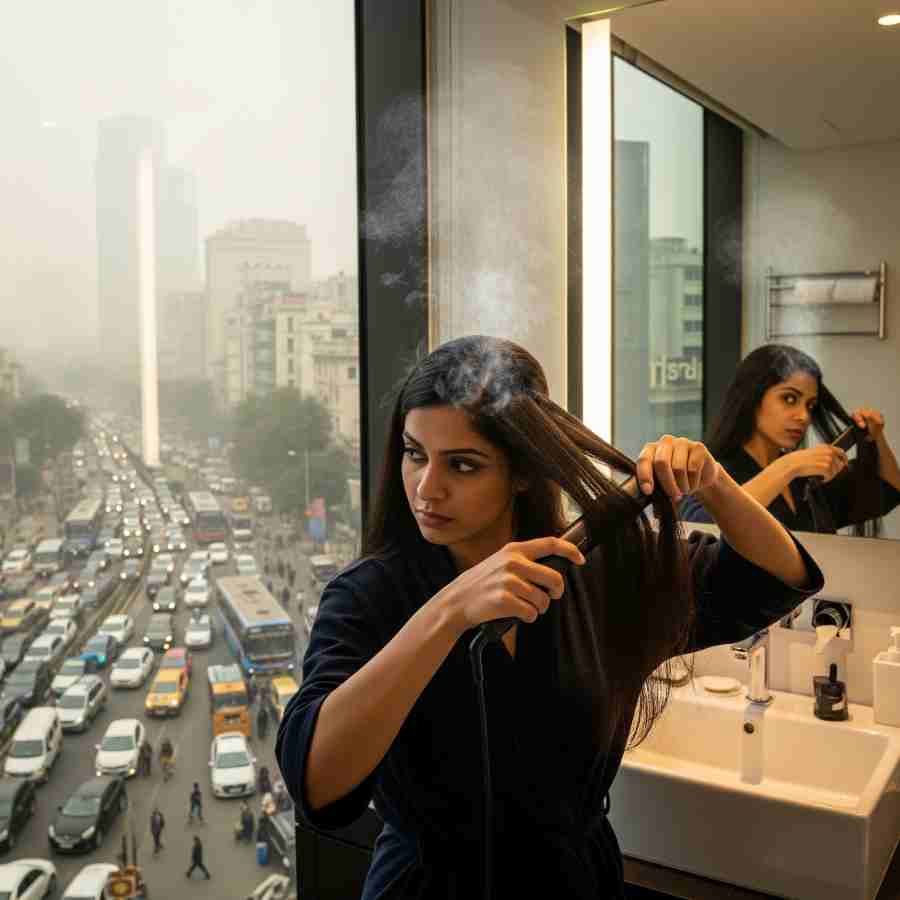 New study reveals that heated hair styling tools can produce nanoparticle air pollution comparable to busy road