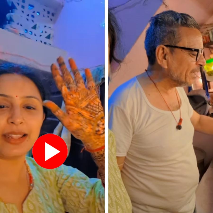 Video of father-in-law helping his daughter-in-law in kitchen while she applied mehandi goes viral dgtl