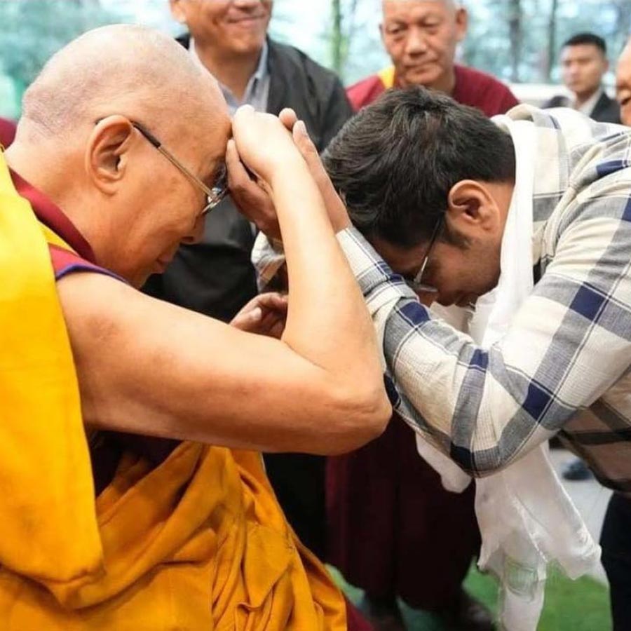 Earlier, it was easier to meet the Dalai Lama, but with time it changed