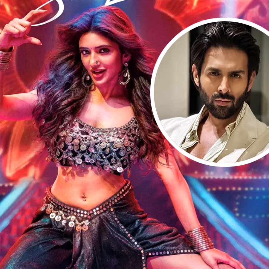 Kartik Aryan and Sreeleela’s photo from their Ganesh Chaturthi celebration is viral dgtl