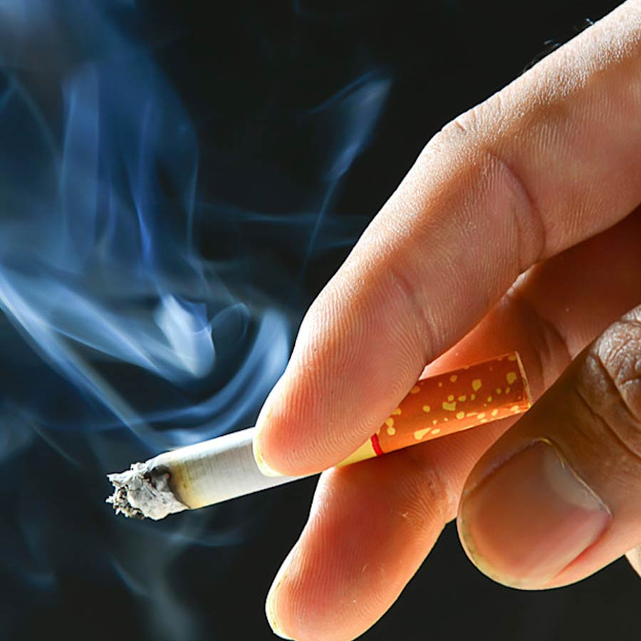 What happens to the body when you smoke a cigarette first thing in the morning