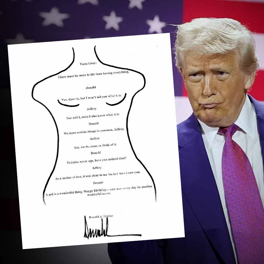 Democrats release suggestive note to Epstein allegedly by Donald Trump but White House denies