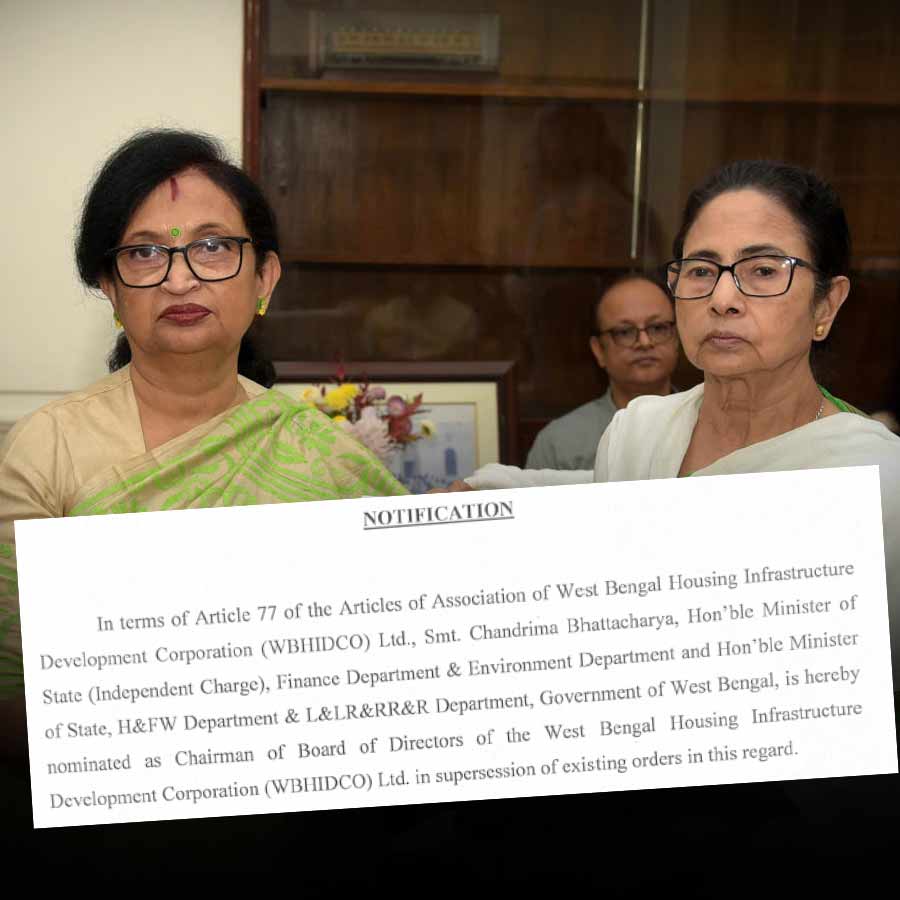 Chandrima Bhattacharya has been appointed as the new Chairman of HIDCO