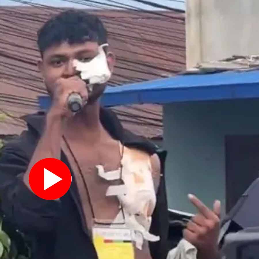 Video shows Nepalese youth asking all the protester to unite