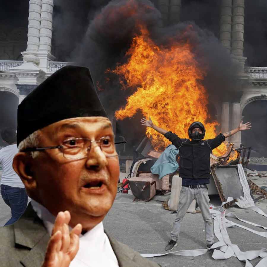 US China tug of war may cause fall of KP Sharma Oli amid massive protest in Nepal