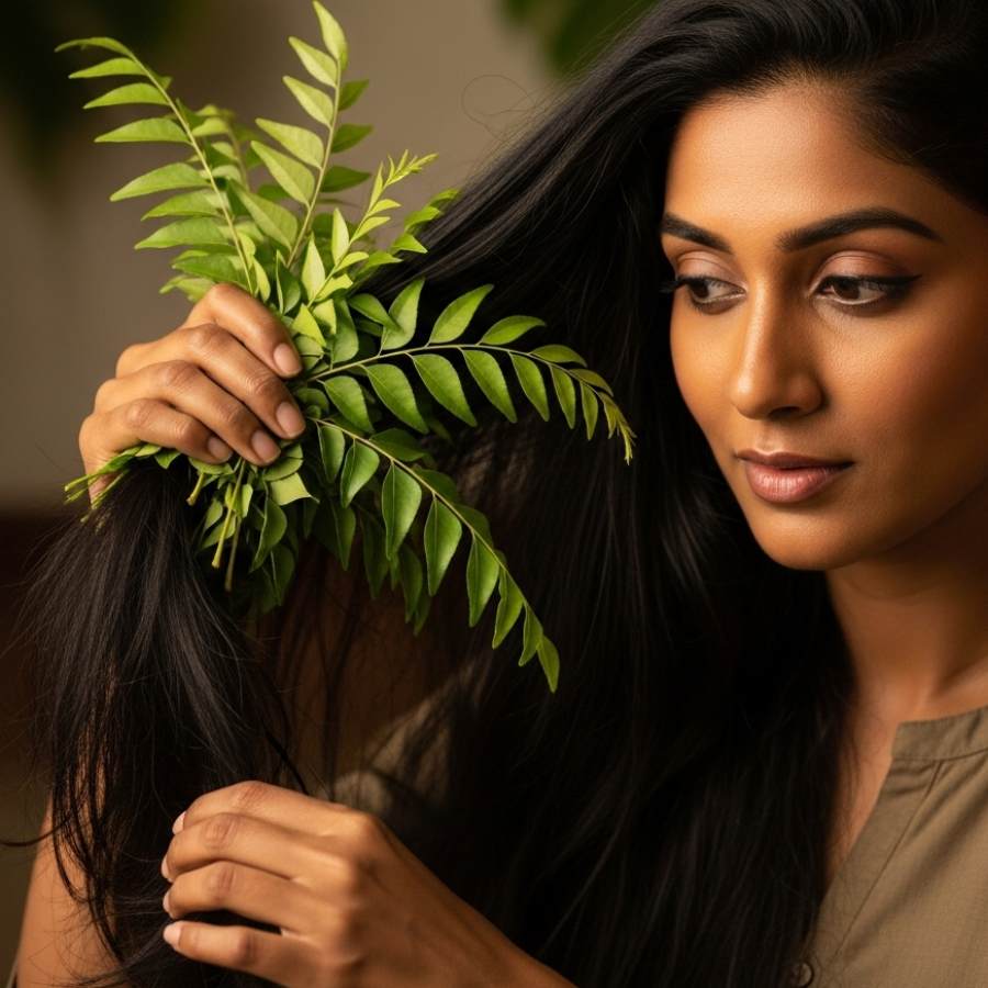 how to use Curry Leaves for hair care dgtl