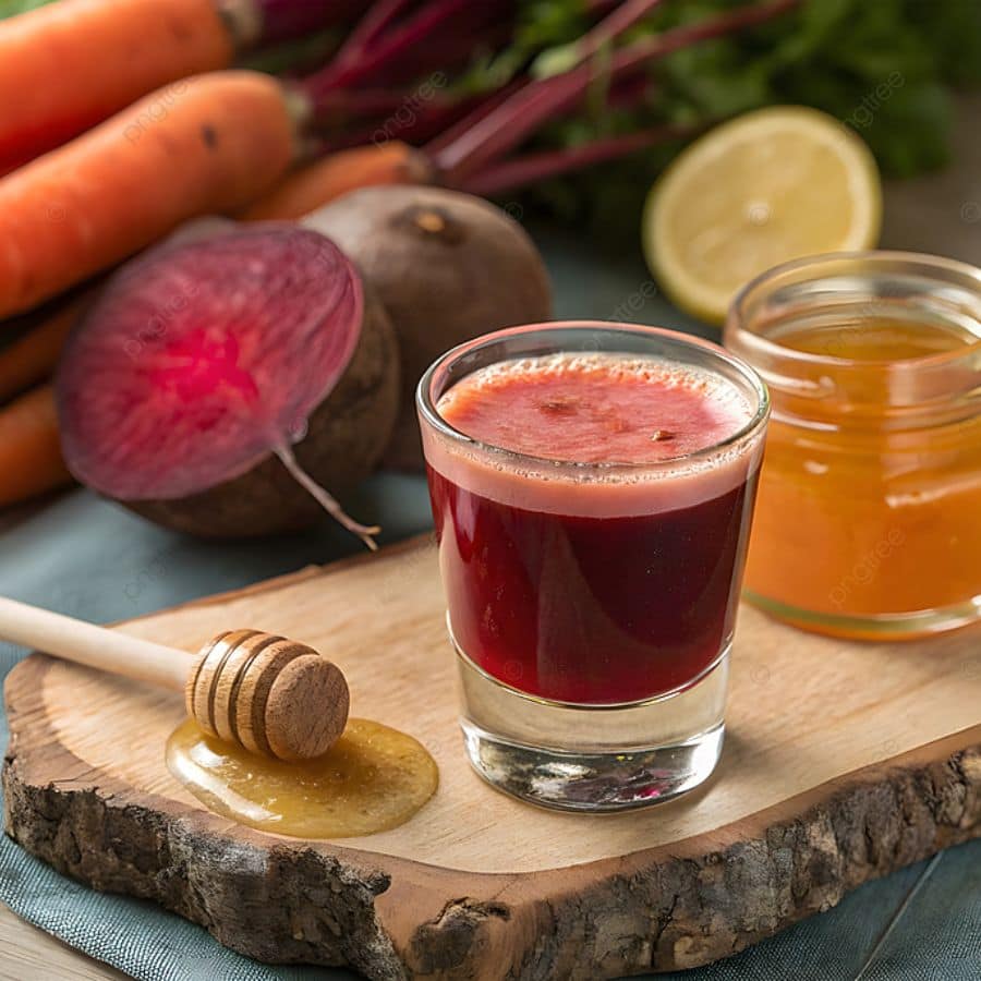 বিট এবং মধু: একটি বিট পেস্ট করে তাতে মধু যোগ করে একটি মিশ্রণ তৈরি করুন। এই মিশ্রণটি একটি কৌটো করে রেখে দিন। রোজ রাতে ঘুমানোর আগে এটিকে ময়েশ্চরাইজ়ার হিসেবে ব্যবহার করুন। পর দিন সকালে জল দিয়ে ধুয়ে ফেলুন। 