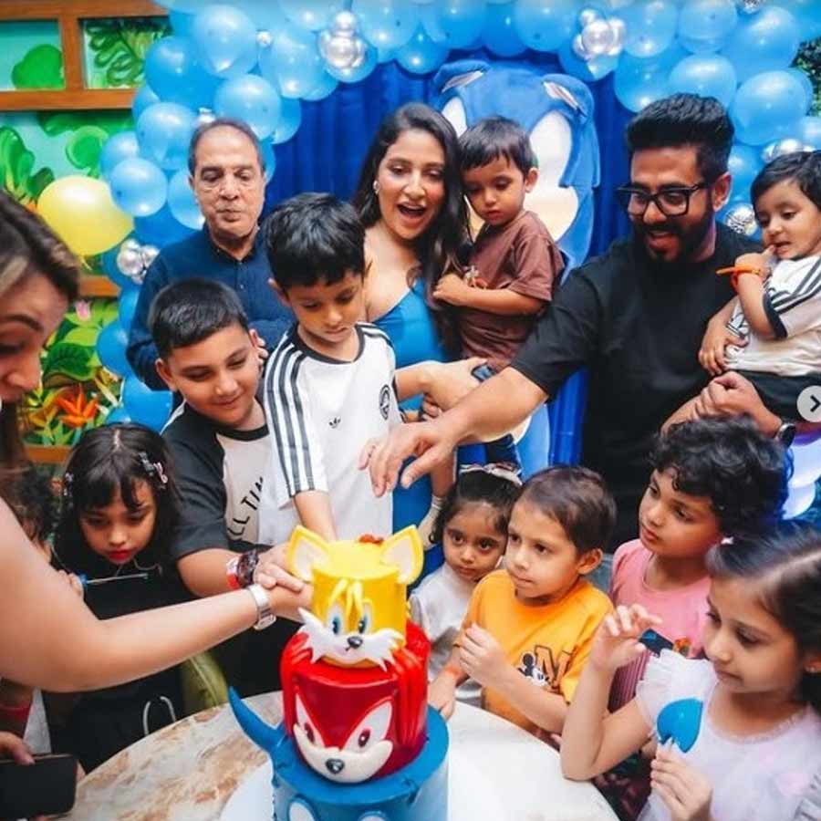 Koel Mullick’s son Kabir got excited on raj subhasree’s son Yuvaan’s birthday