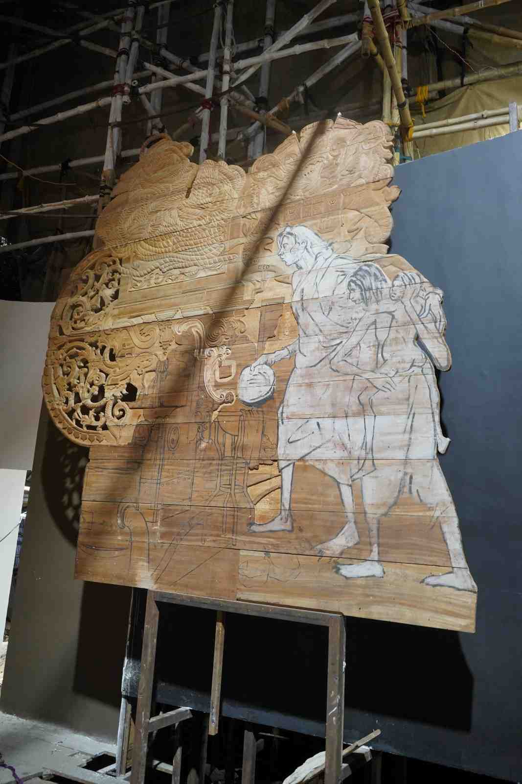 বেহালা ফ্রেন্ডস ক্লাবের এ বারের পুজোর থিম - 'নবান্ন - উন্ডস, ওয়ার অ্যান্ড হাঙ্গার'। 