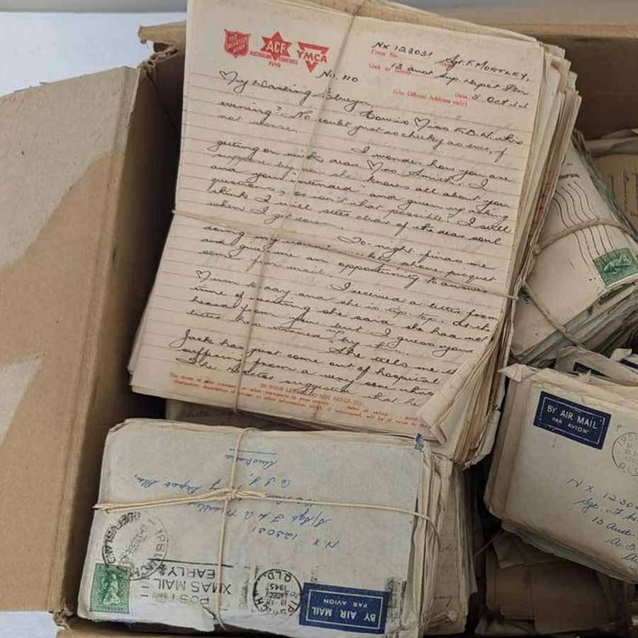 Son discovers how his Parents fell in love during World War 2 through 500 letters