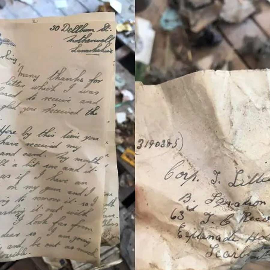 Son discovers how his Parents fell in love during World War 2 through 500 letters