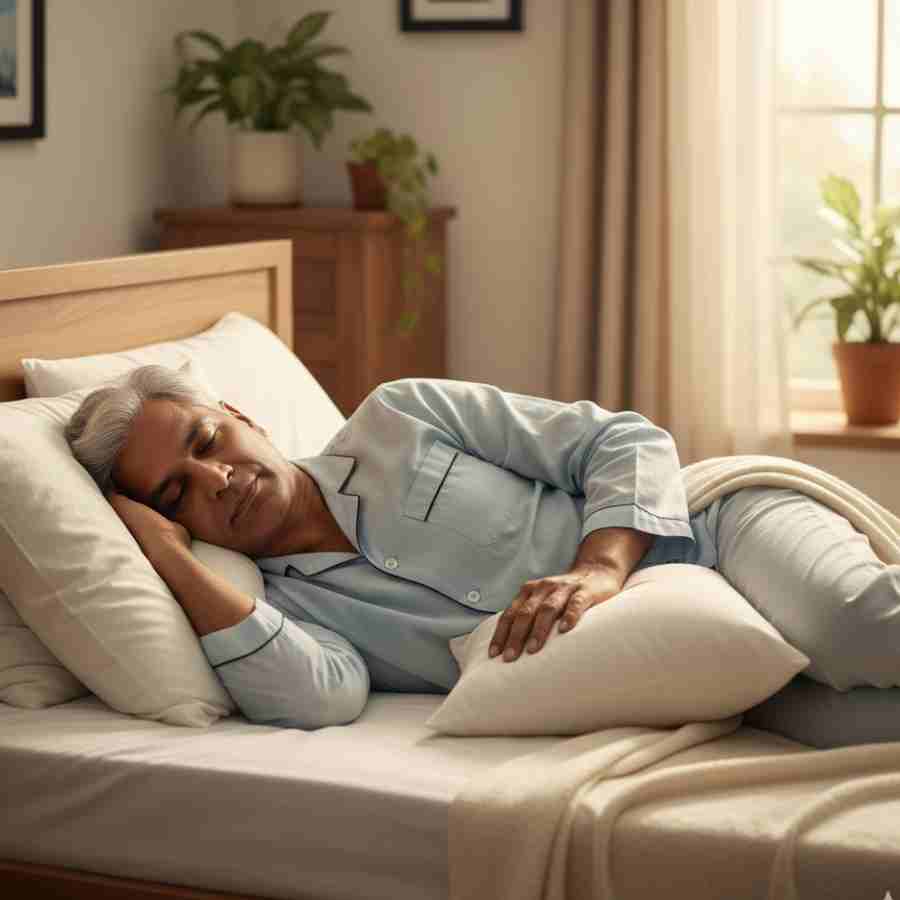 Best sleeping positions for heart patients