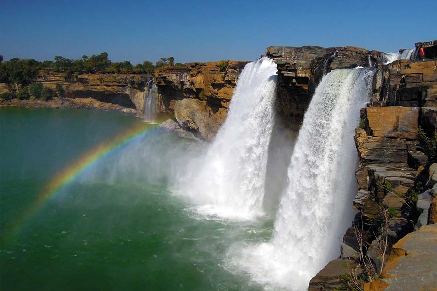 জগদলপুরের চিত্রকোট জলপ্রপাত।