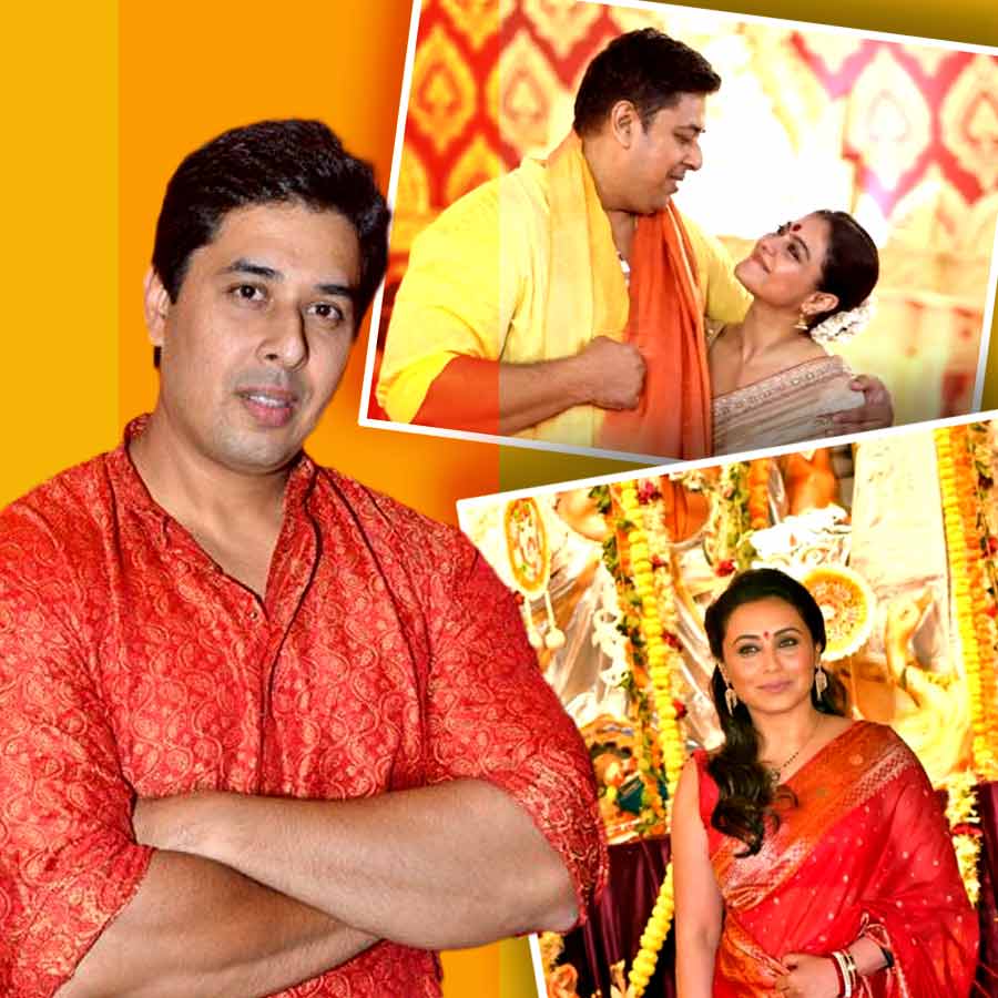Interview of Samrat Mukerji cousin of Rani Mukerji and Kajol who talks about Mukherjee Bari Durga Puja lfdgtl