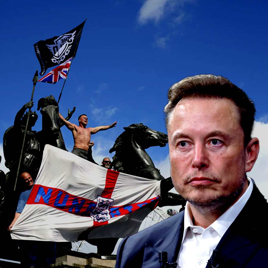 Elon musk gives message at London Rally, says fight or die dgtl