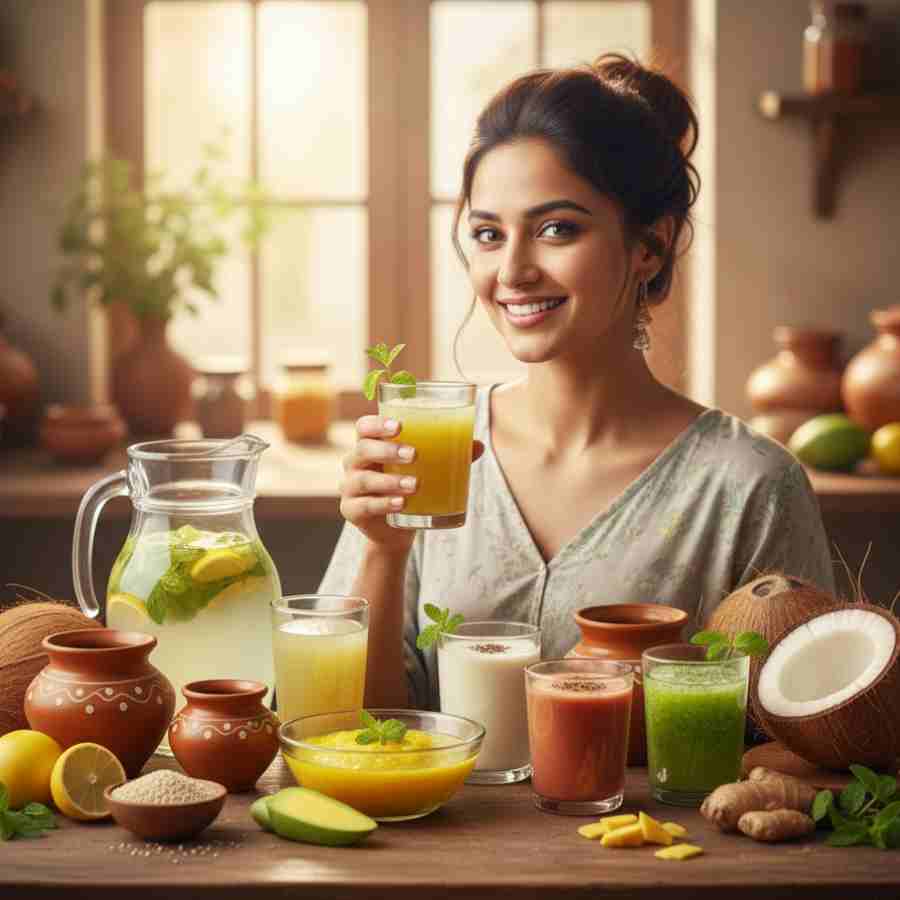 বাড়িতে বানিয়ে নিন নানা রকম ইলেক্ট্রোলাইট পানীয়।