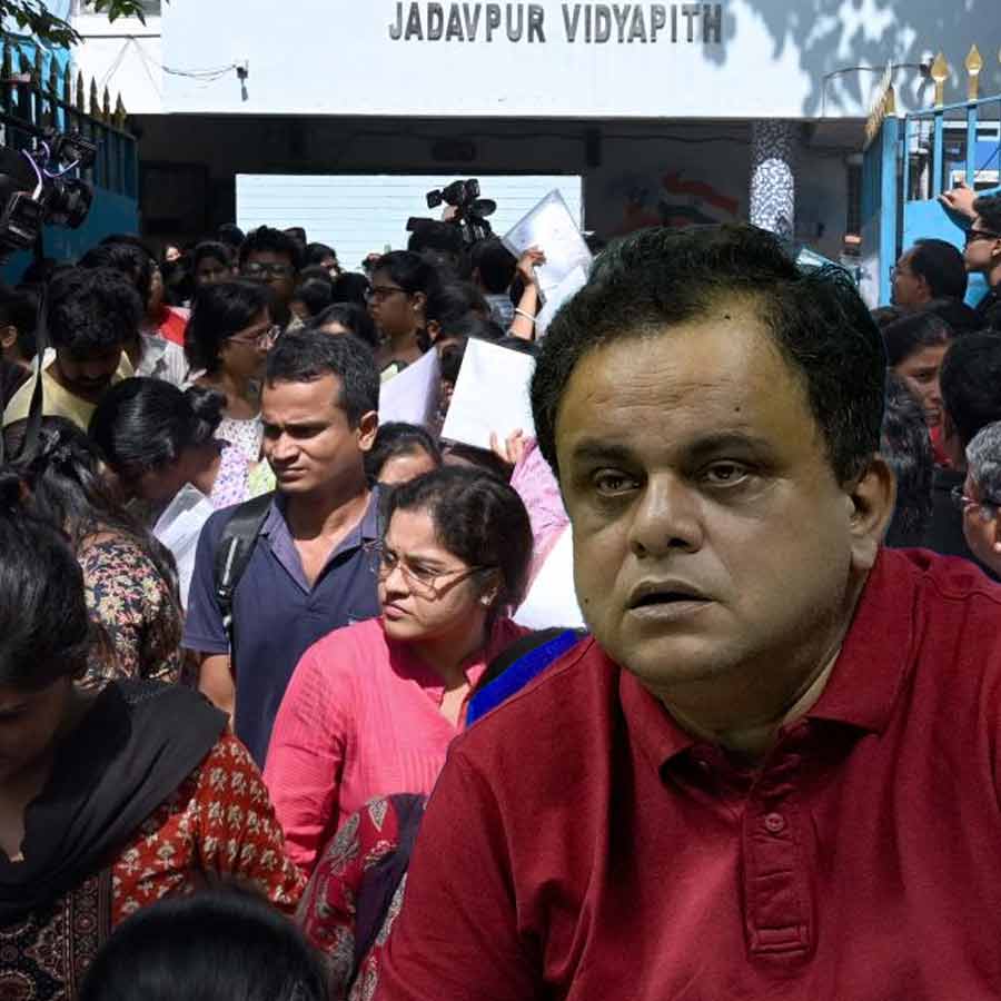 A photograph of West Bengal Education Minister Bratya Basu