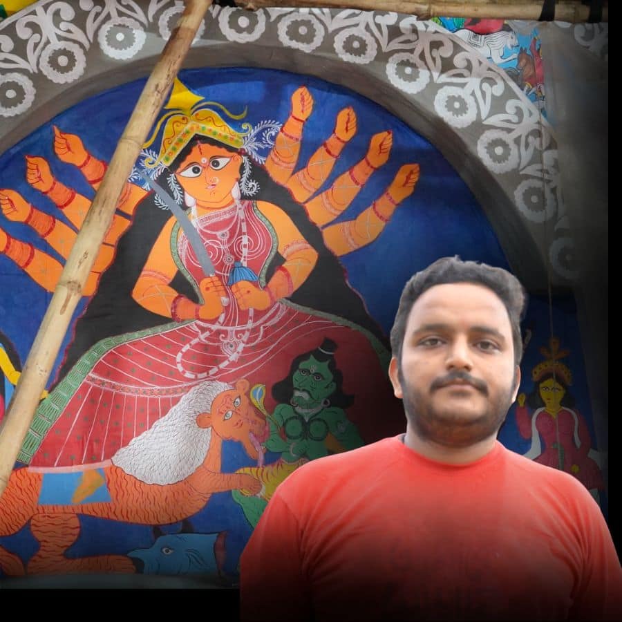 Durga Puja 2025 Pandal Theme of Paschim Putiarys Palli Unnayan Samity dgtl