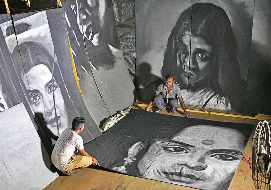 Concerns are growing about puja preparations due to rain