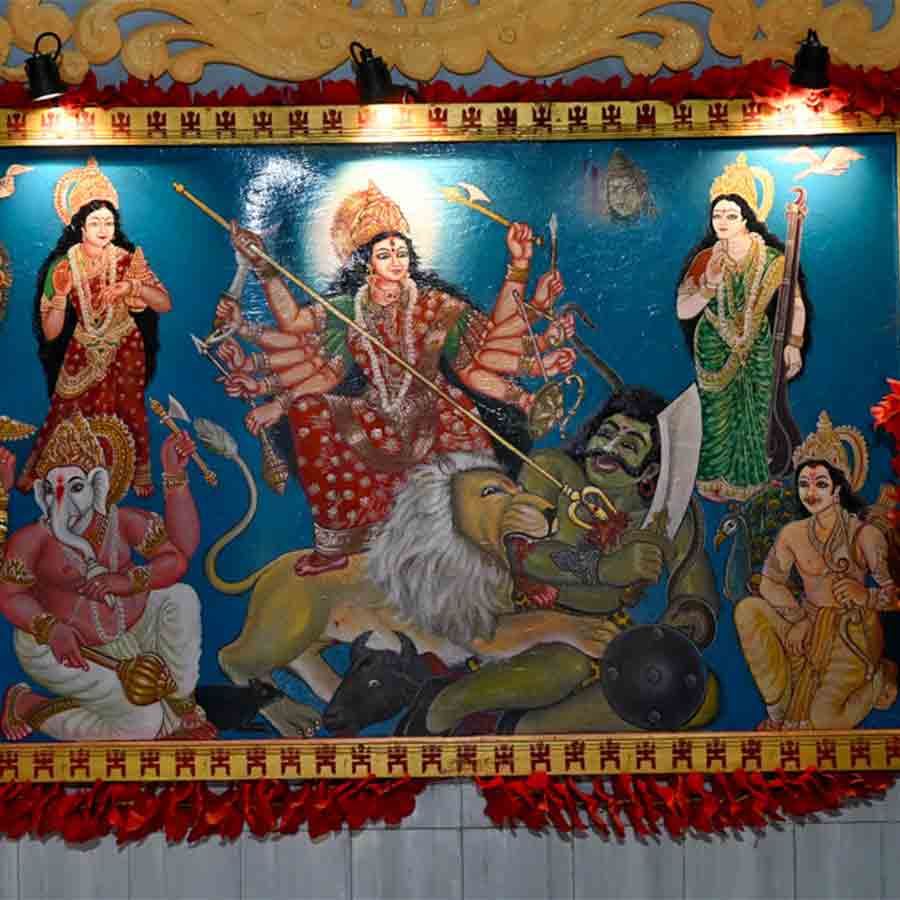 Residents of Jhargram and Mangalpota getting prepared for Durga Puja 2025