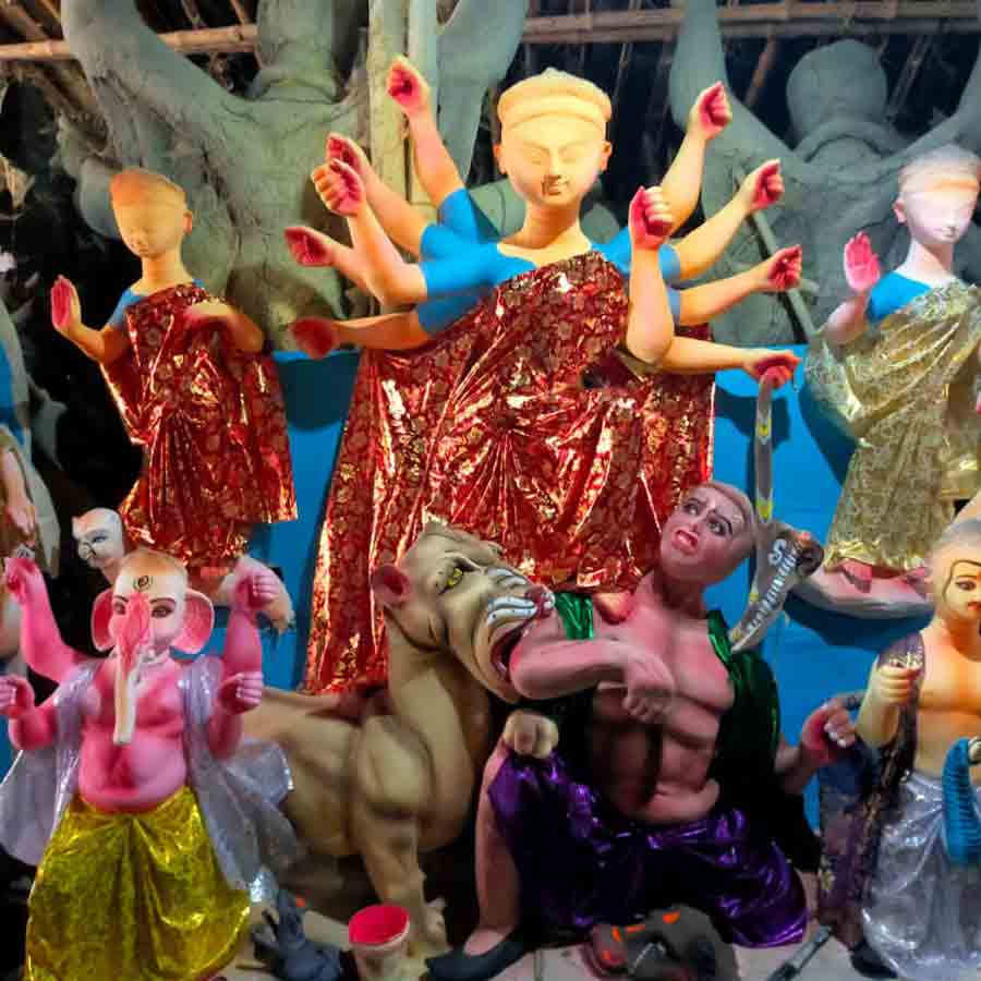 200 years old Durga Puja of Majumder family of Bhangar