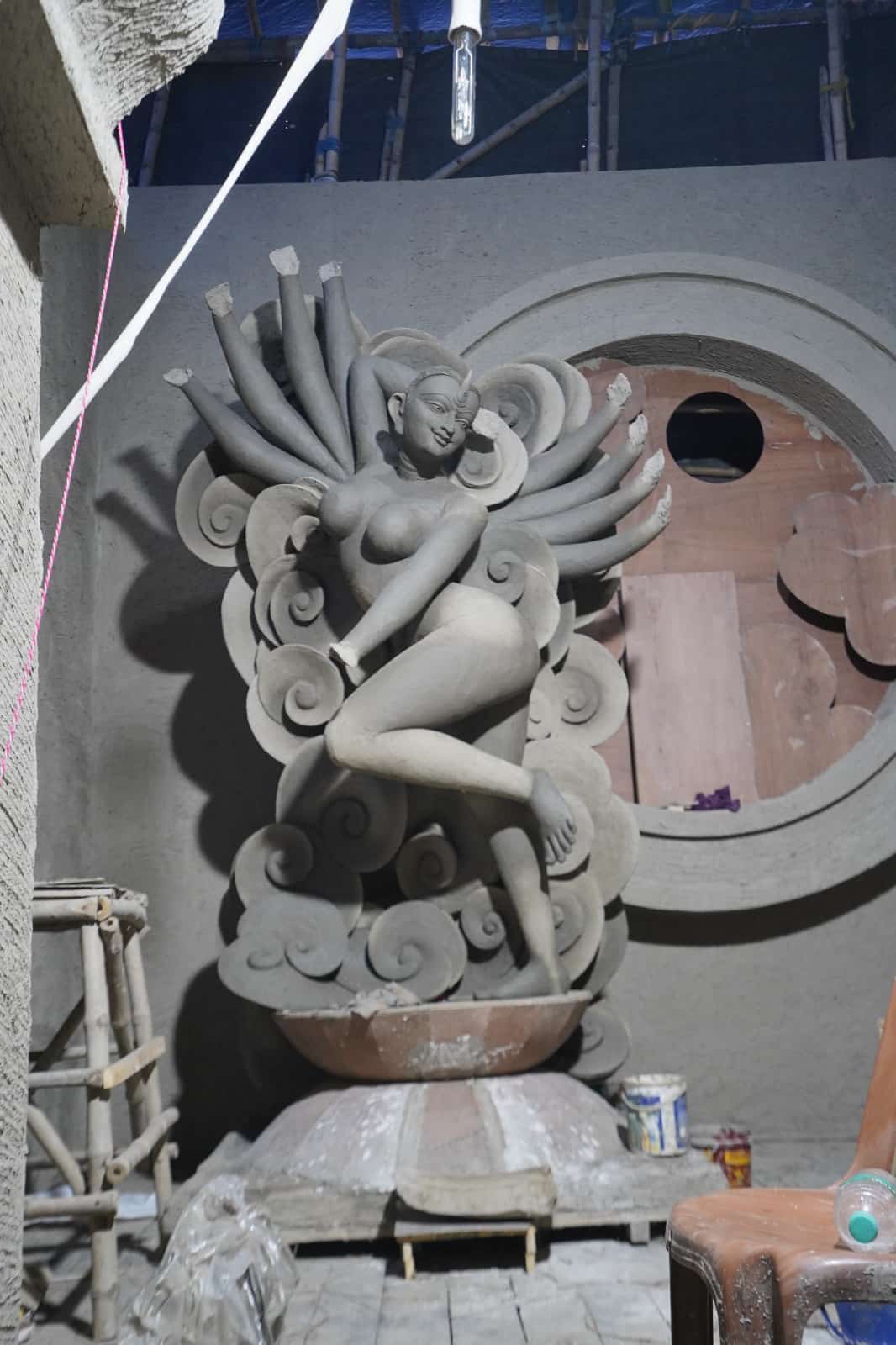 তিনি এ দিন আরও জানান তেলেঙ্গাবাগানের এ বারের থিম থেকে সমস্ত পরিকল্পনা, প্রতিমা সবই করেছেন পরিমল পাল। 