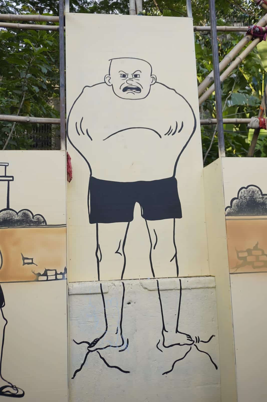 ৯। এই পুজো ৯৫তম বর্ষের এগজ়িকিউটিভ কমিটি মেম্বার দেবাশিস ভট্টাচার্য আনন্দবাজার ডট কমের সঙ্গে কথা বলতে গিয়ে বলেন, “নারায়ণ দেবনাথের জন্মশতবার্ষিকীকে সামনে রেখে আমাদের এই ভাবনা।” 