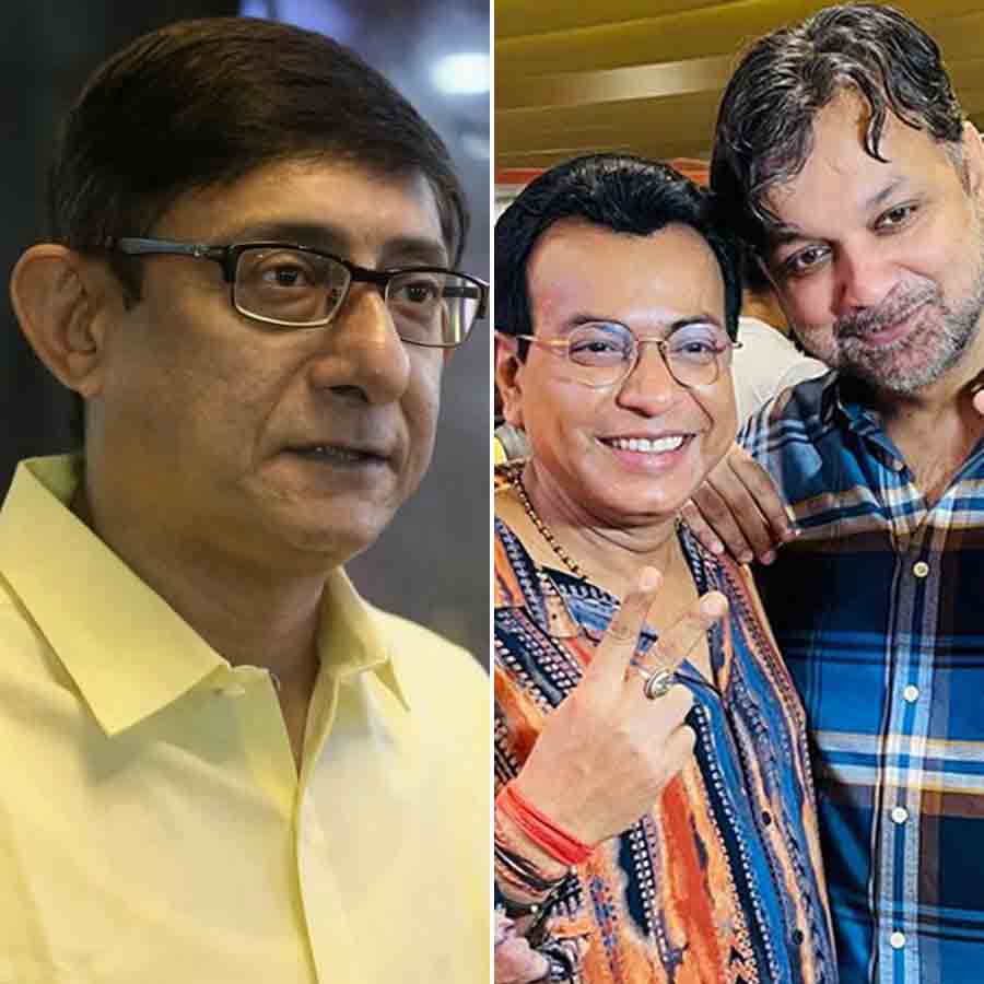 কাঞ্চন মল্লিক, রুদ্রনীল ঘোষ সৃজিত মুখোপাধ্যায়ের ছবিতে। 