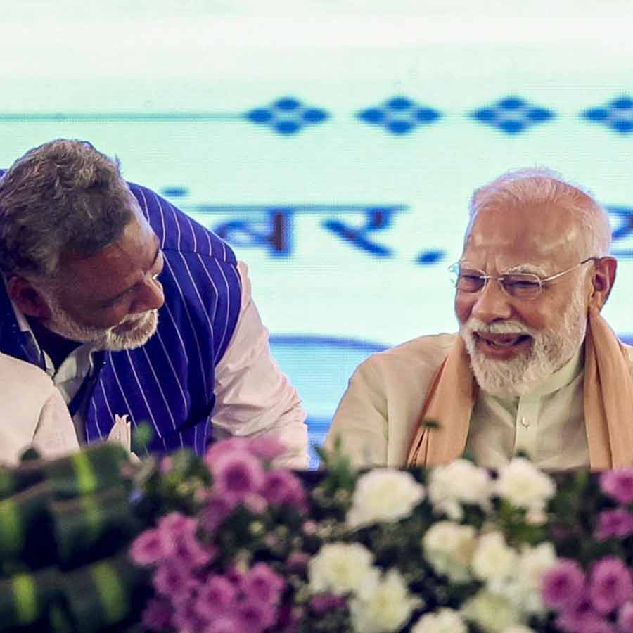 Pappu Yadav, independent MP from Purnia of Bihar posts a photograph in social media that he shared stage with PM Narendra Modi dgtl