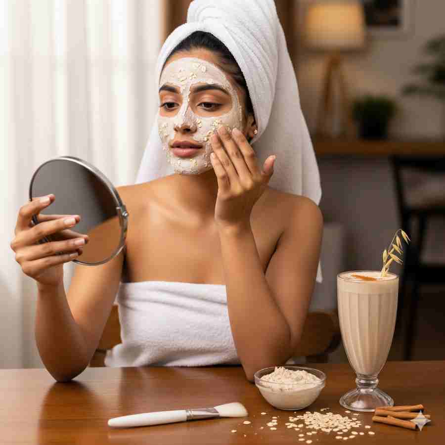 How to use oats smoothie for skin care dgtl