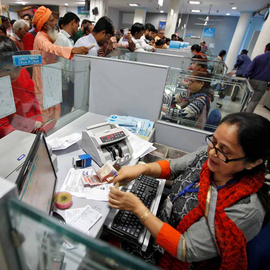 India has set a target to place at least two public sector banks
