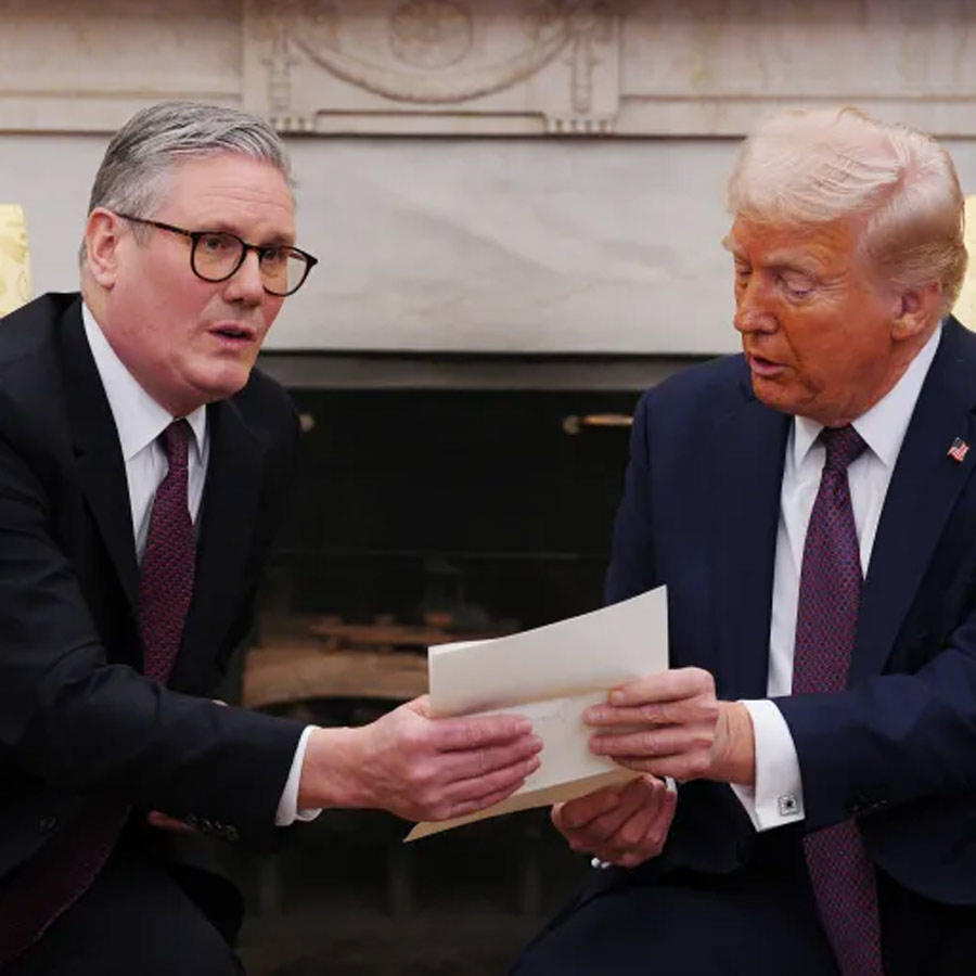 There were differences of opinion between Donald Trump and Keir Starmer