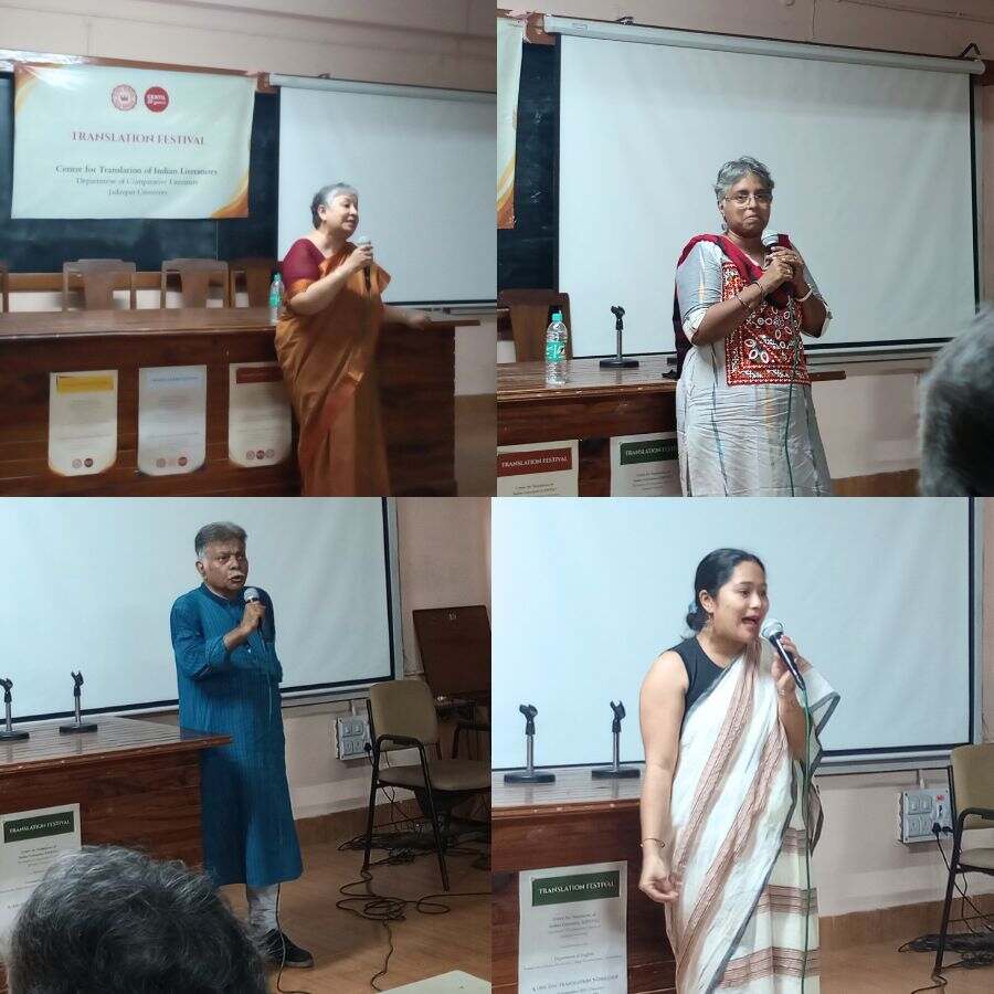 কর্মশালার শেষ দিনে অধ্যাপকেরা নিজেদের অভিজ্ঞতা ভাগ করে নেন।