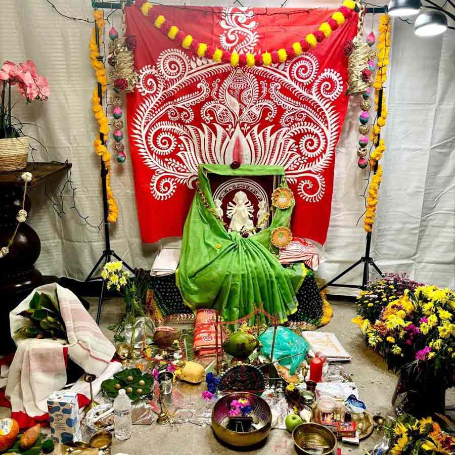 Celebration of Durga Puja in Frankfurt, Germany