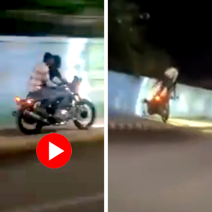 Video of two men recklessly driving bike on footpath goes viral dgtl