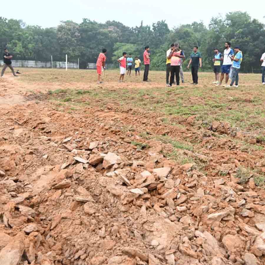 Sports Lover angry after Visva Bharati University cultivated a playground
